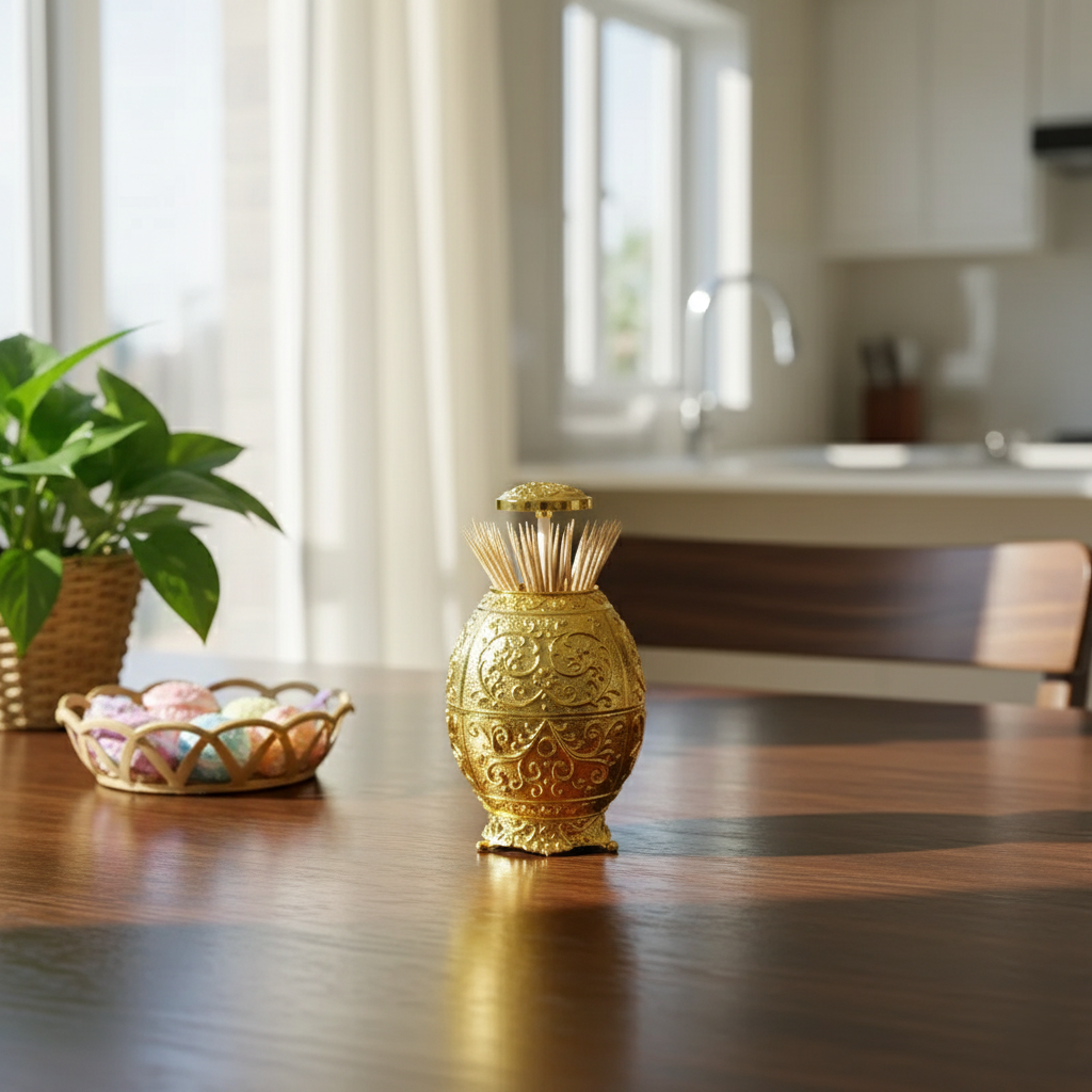 Підставка для зубочисток Фаберже Gold - фото 4 Підставка для зубочисток Фаберже Gold - фото 4