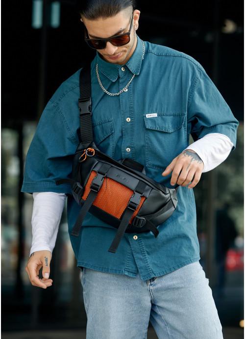 Бананка мужская Sambag водостойкая с ключицницей Черный (28523961) - фото 2 Бананка мужская Sambag водостойкая с ключицницей Черный (28523961) - фото 2