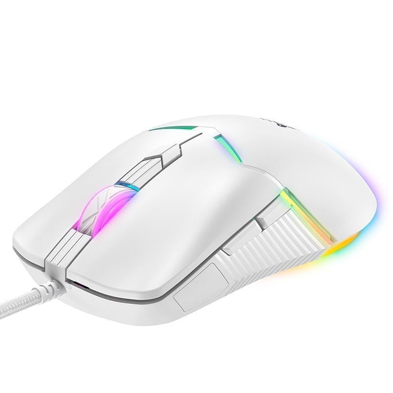 Комп'ютерна мишка ігрова Onikuma RGB Wired Gaming Mouse CW929 6400 DPI Білий (2827087358)
