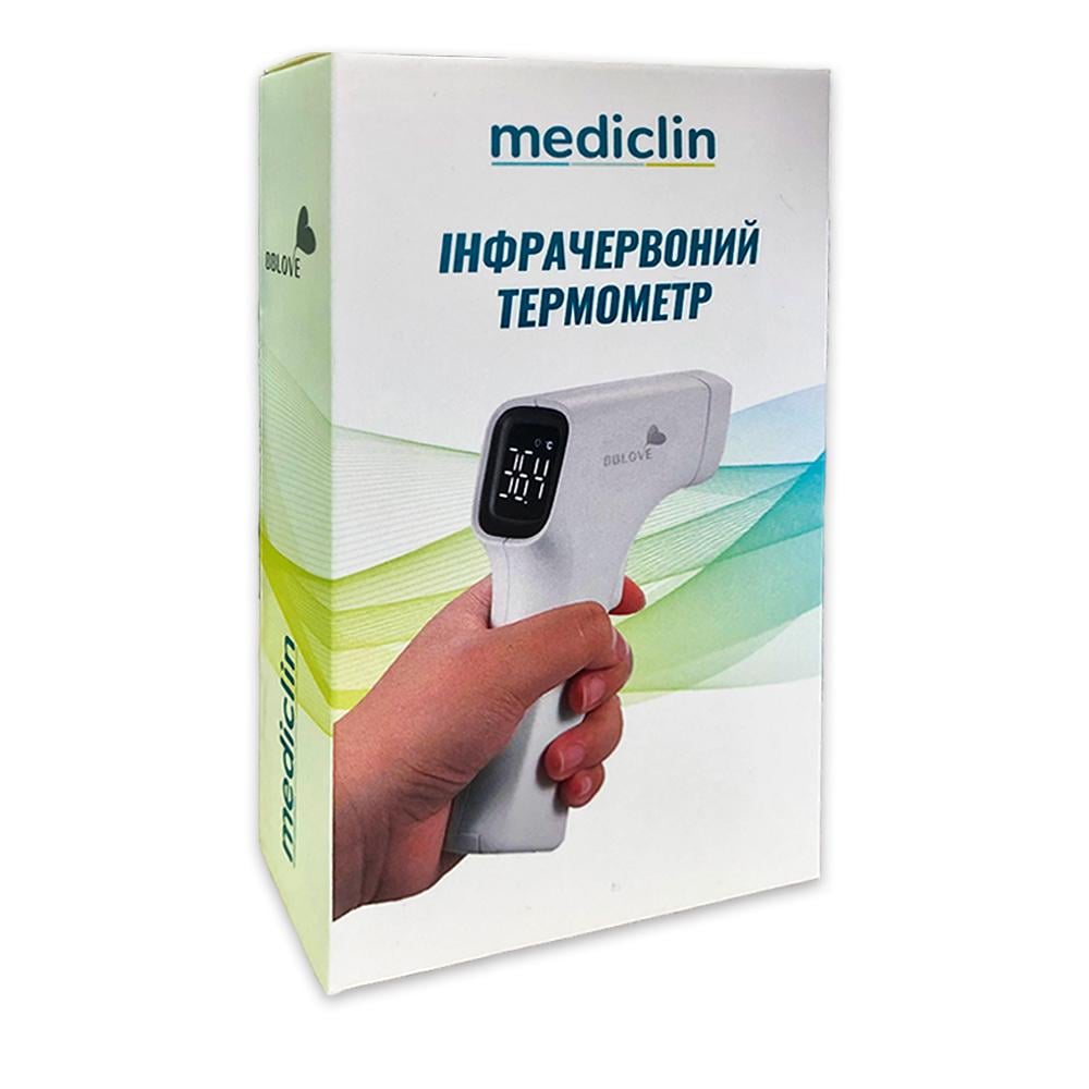 Компактный бесконтактный термометр Mediclin Bblove Compact Белый - фото 6