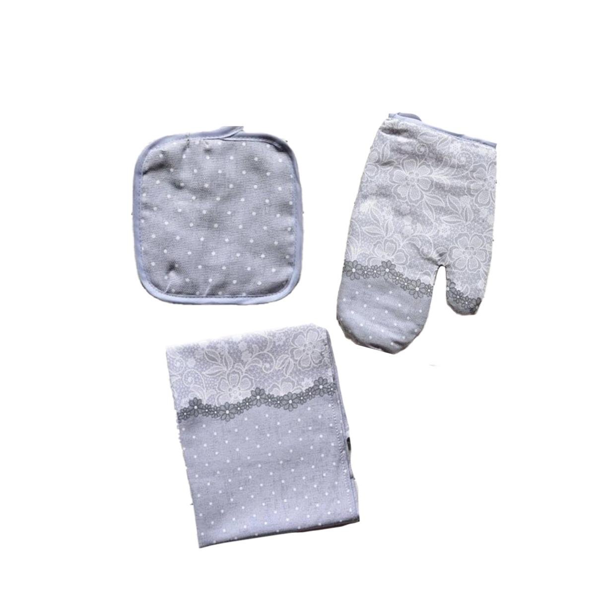 Фартук с перчаткой и прихваткой Серый (П-fartuh0001-54) Фартук с перчаткой и прихваткой Серый (П-fartuh0001-54)