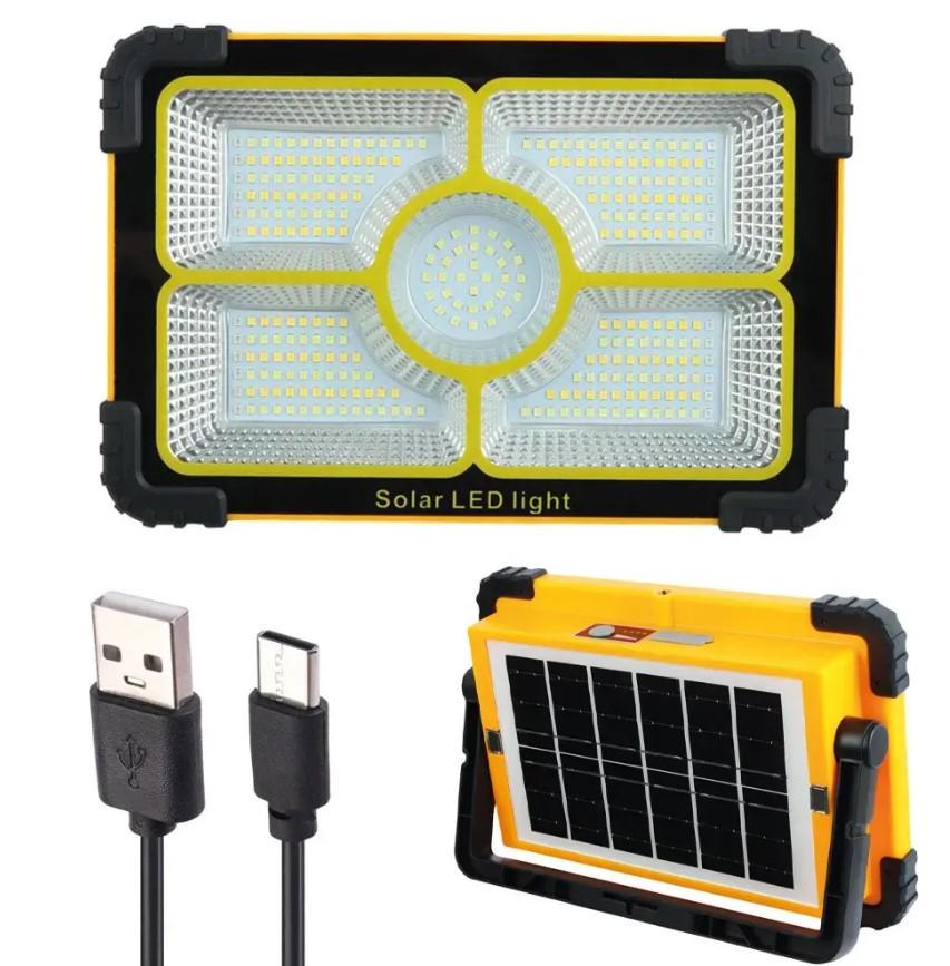 Прожектор светодиодный Working Lamp JN-882 на солнечной батарее для кемпинга (2104618761) - фото 12
