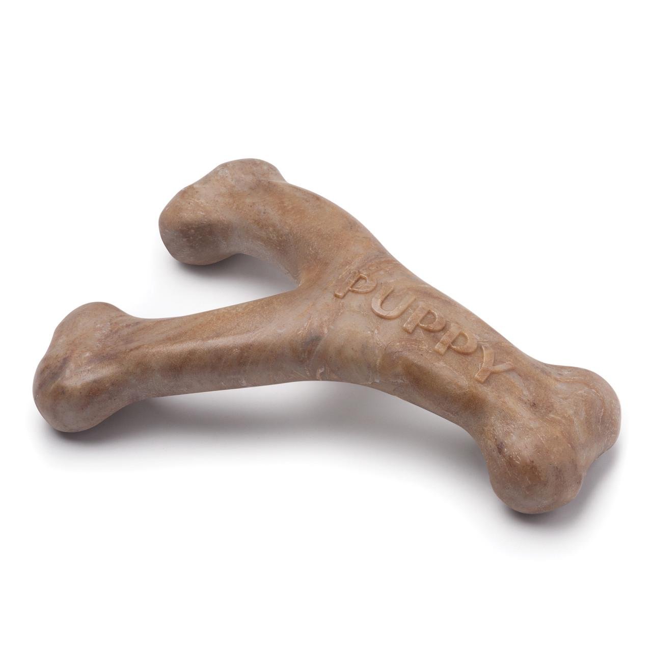 Игрушка для щенков Benebone Puppy Wishbone Bacon Рычаг со вкусом бекона M до 13 кг (829500)