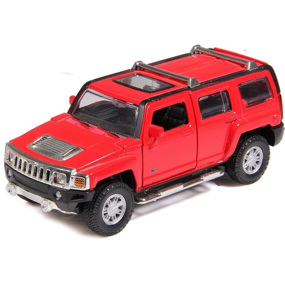 Игрушечная машинка металлическая Автопром Hummer H3 1:32 Красный (28443622)