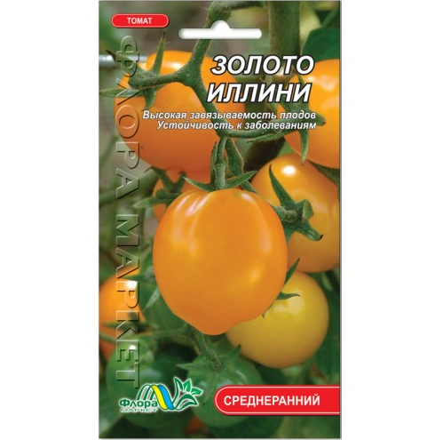 Семена томата Золото Иллини оранжевый среднеранний 0,1 г (25903)
