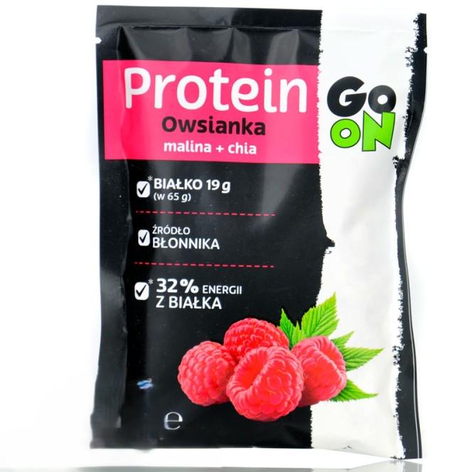 Вівсяна каша з протеїном Go On Porridge Raspberry Chia 65 г