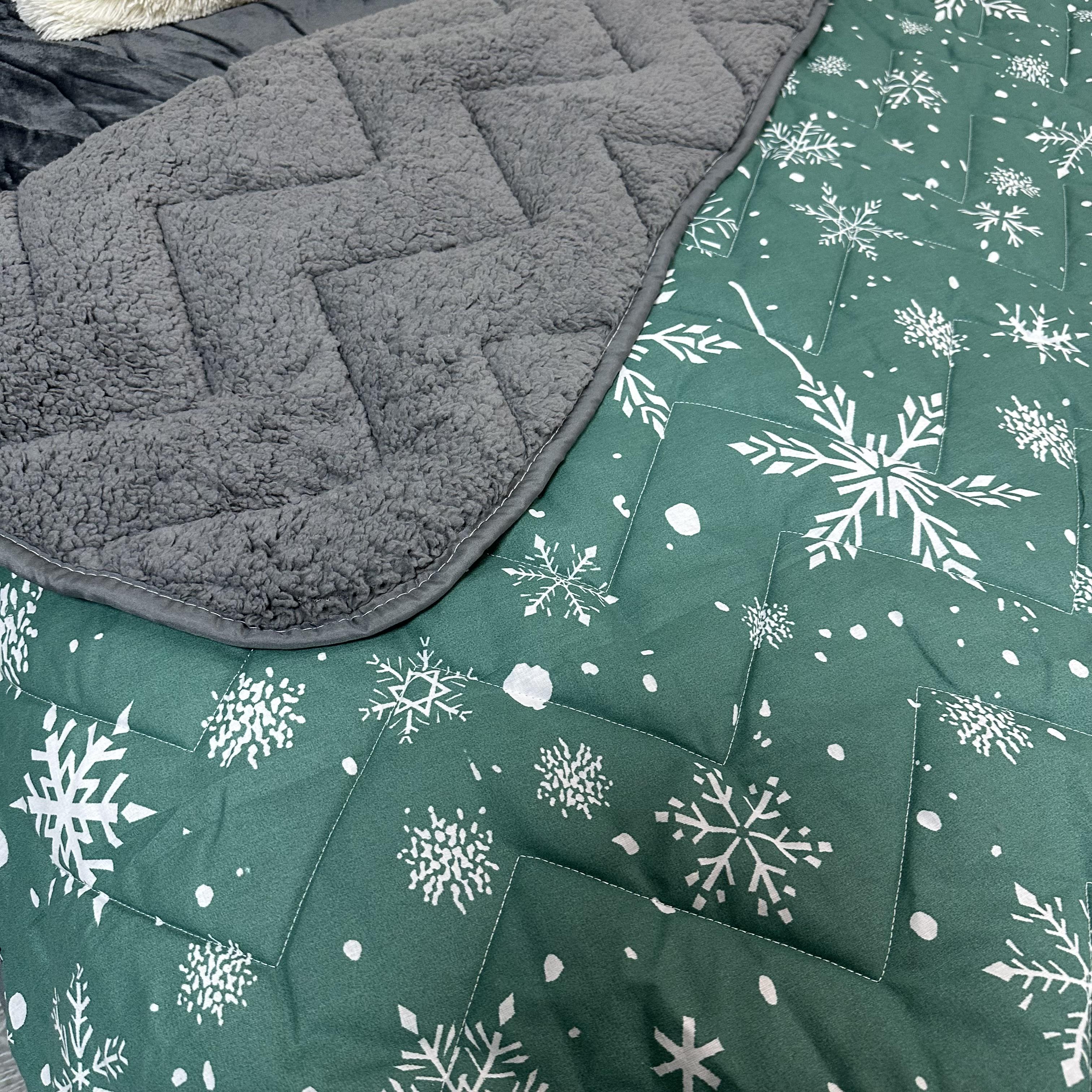 Покрывало-одеяло двустороннее Сова 150х210 см Зеленый (30111818) - фото 4 Покрывало-одеяло двустороннее Сова 150х210 см Зеленый (30111818) - фото 4