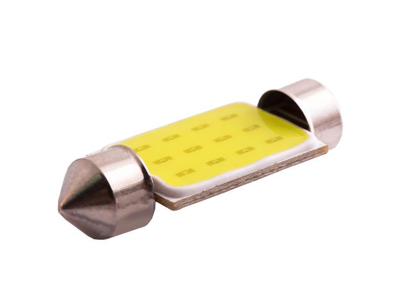 Автомобильная лампа светодиодная LEDUA S85 39 мм COB 24V Белый (1806) - фото 4