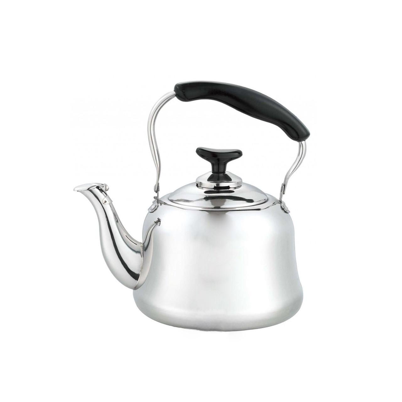 Чайник-заварник с гудком и ситом для заваривания 1 л