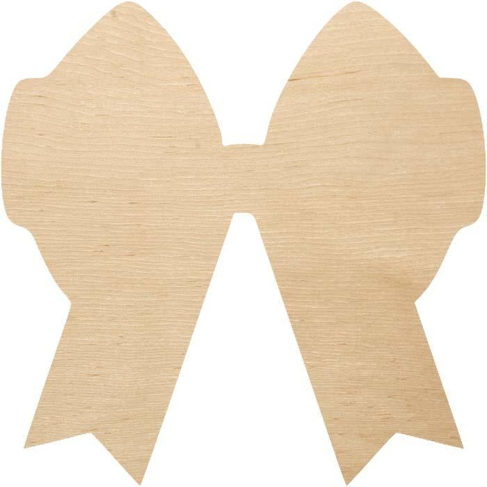 Заготовка из фанеры Бант №8 2x2 см (3901100294)