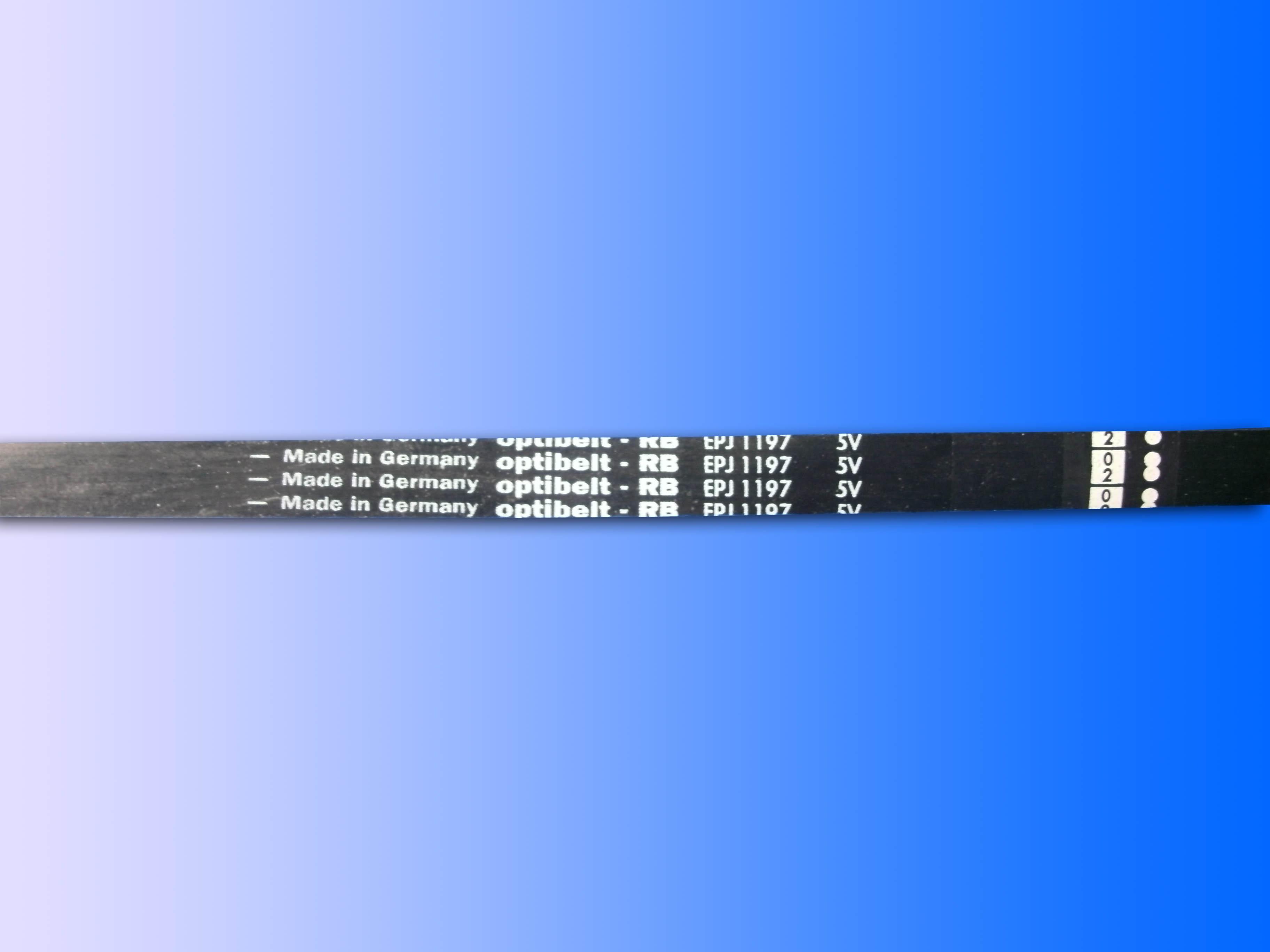 Ремень для стиральной машины Optibelt 1197 J5 EL Черный