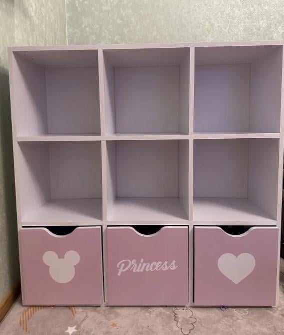 Стеллаж для игрушек и книг на 9 ячеек