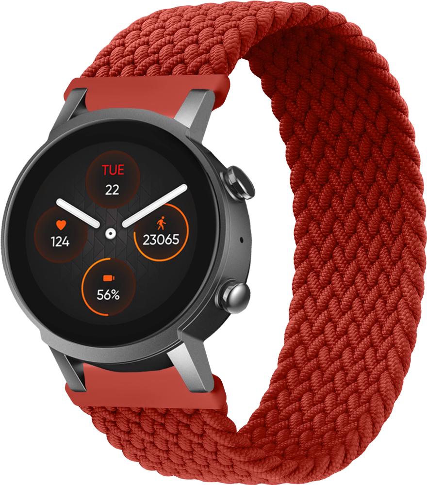 Ремешок Solo Loop для Mobvoi TicWatch E3 (145 мм) Red (26768-2D)