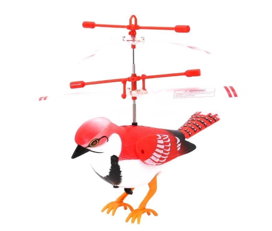 Игрушка на радиоуправлении SUNROZ Birds Helicopter летающая птица Красная (SUN2693)