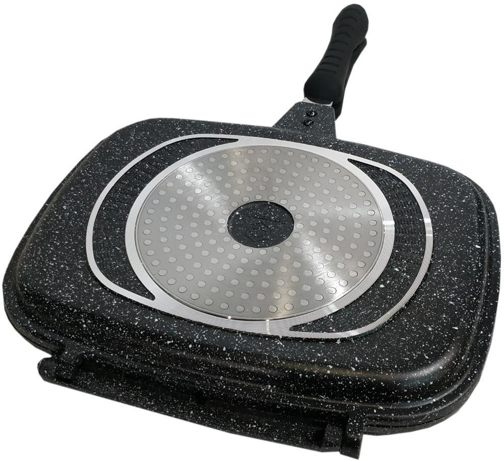 Сковорода-гриль Zurrichberg ZBP-7103 двухсторонняя антипригарная (1653871583)