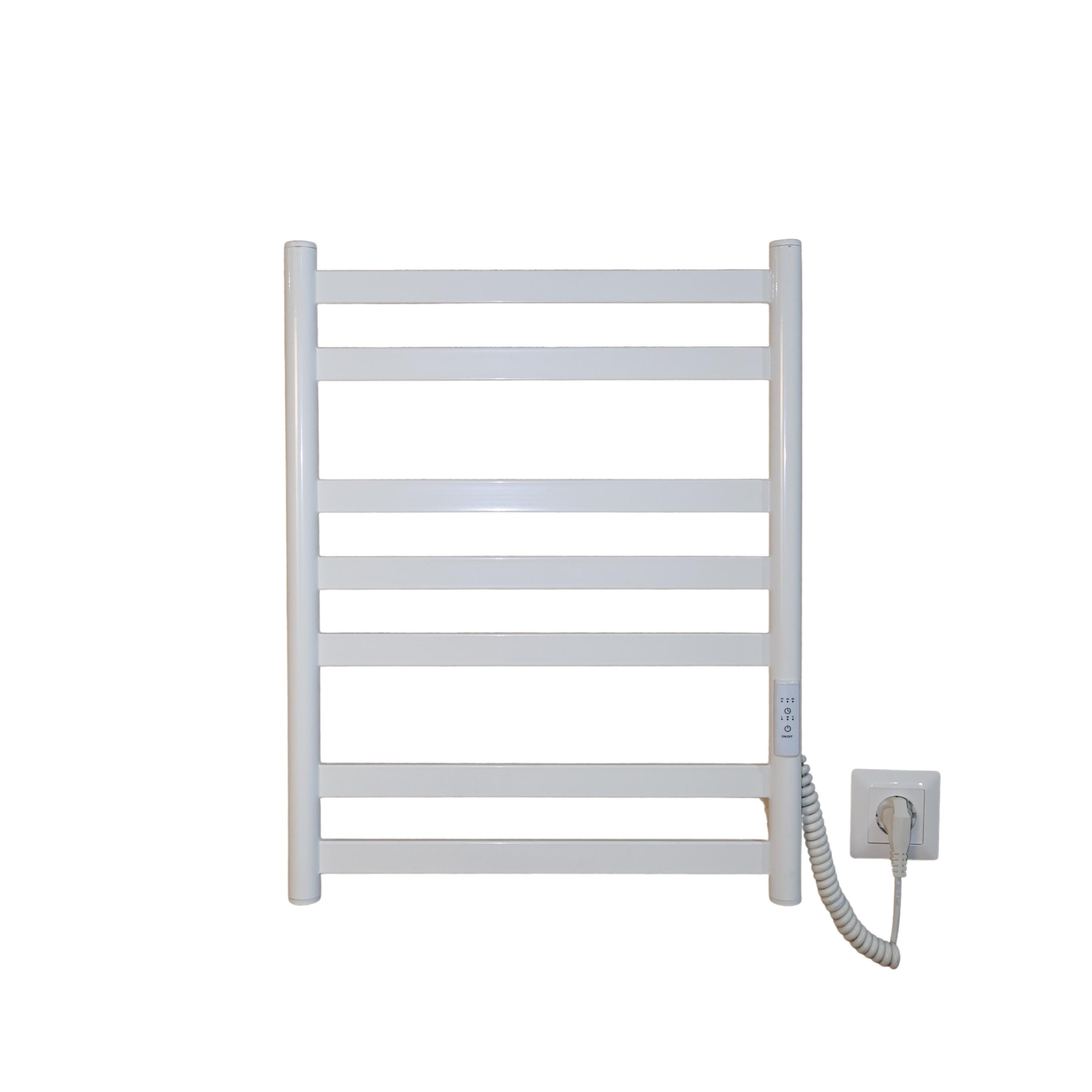 Полотенцесушитель электрический Carino MIA с контроллером 590х490 мм Белый глянец (28496619)