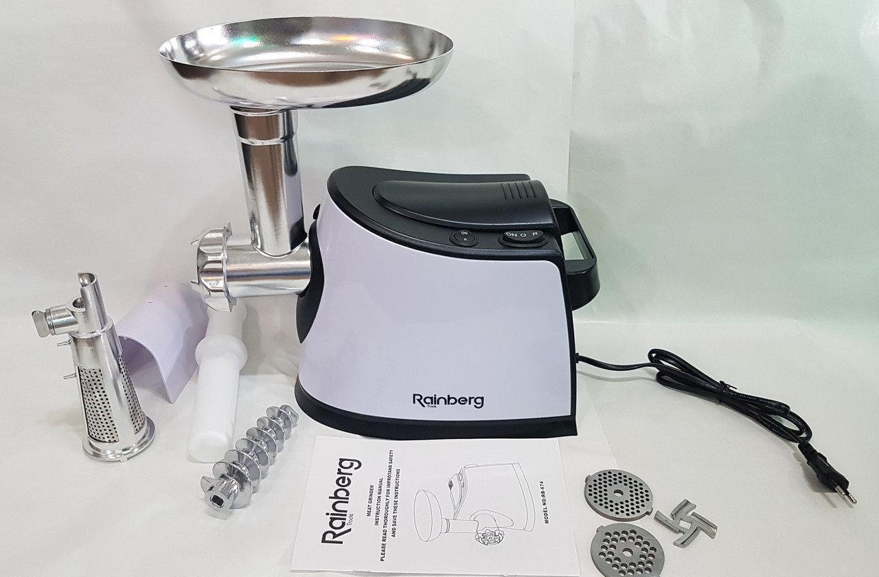 Мясорубка Rainberg RB-674 с насадками для сока (1282320273)
