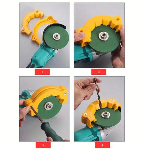 Насадка для заточування та шліфування свердел 4-12 мм на шліфувальний диск Yellow (928120) - фото 5 Насадка для заточування та шліфування свердел 4-12 мм на шліфувальний диск Yellow (928120) - фото 5