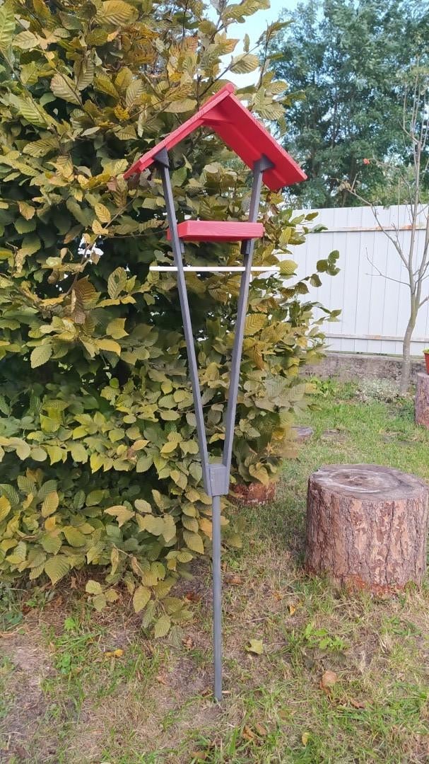 Кормушка разборная для птиц Фале из дерева 38х16х160 см Красный - фото 4 Кормушка разборная для птиц Фале из дерева 38х16х160 см Красный - фото 4