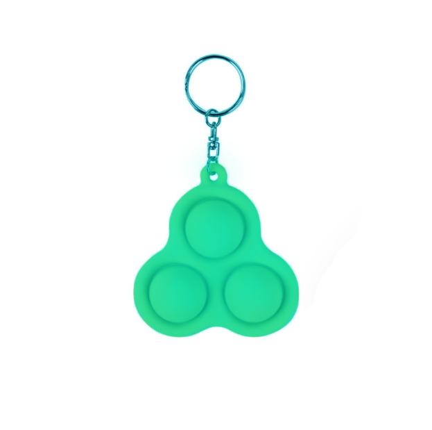 Сенсорная игрушка Simple Dimple Pop It Треугольник Бирюзовый
