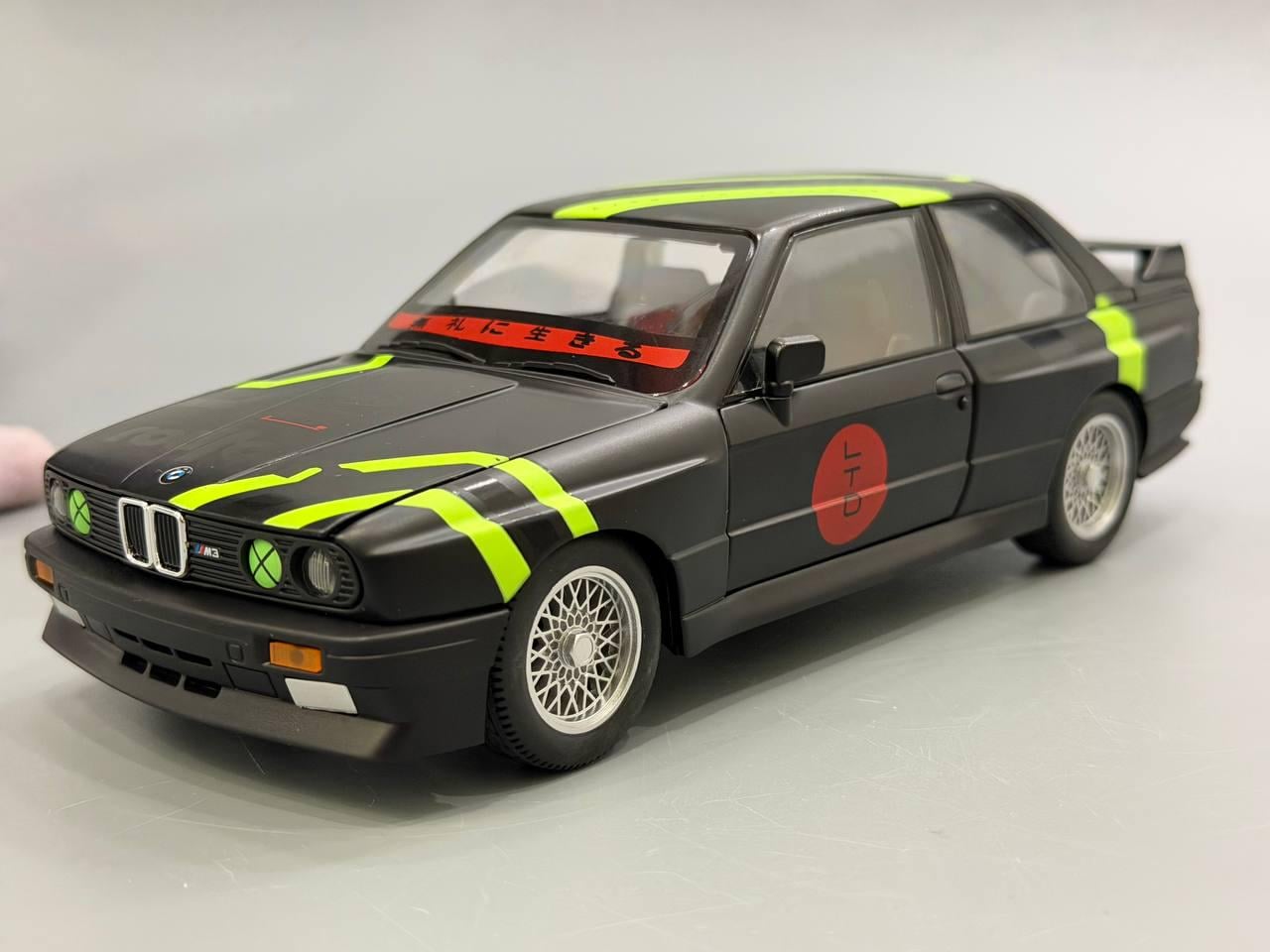 Машинка BMW M3 Авто Эксперт металлопластик 1:24 звук/свет/инерция Черный (1558-25)