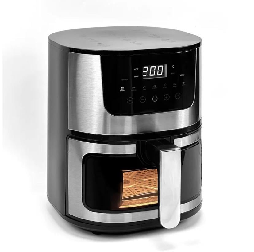 Аерофритюрниця безмасляна Rainberg Air Fryer 4200W з таймером