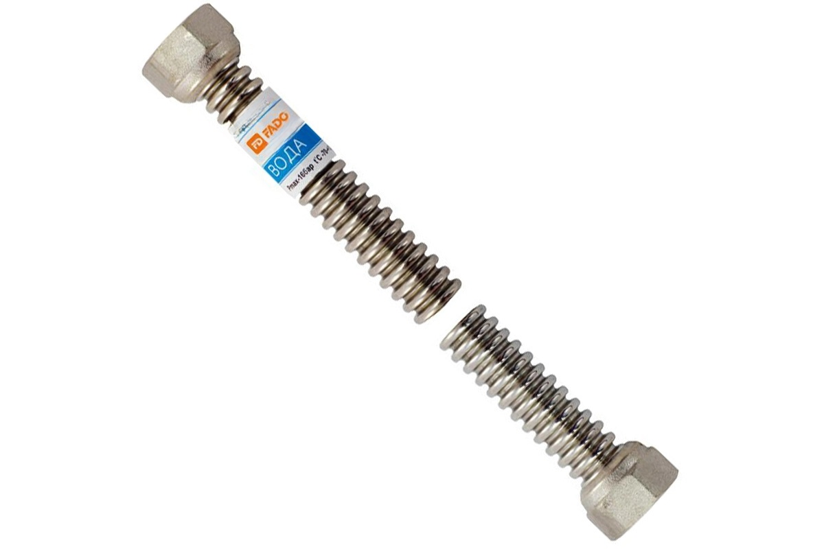 Шланг для подвода воды FADO S.r.l нержавеющий ВР 1/2" 40 см (TK-SWB4)