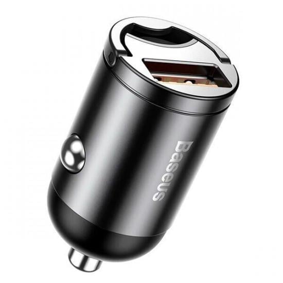 Автомобільний зарядний пристрій Baseus Tiny Star Mini Quick Charge Car Charger USB Port 30W Gray
