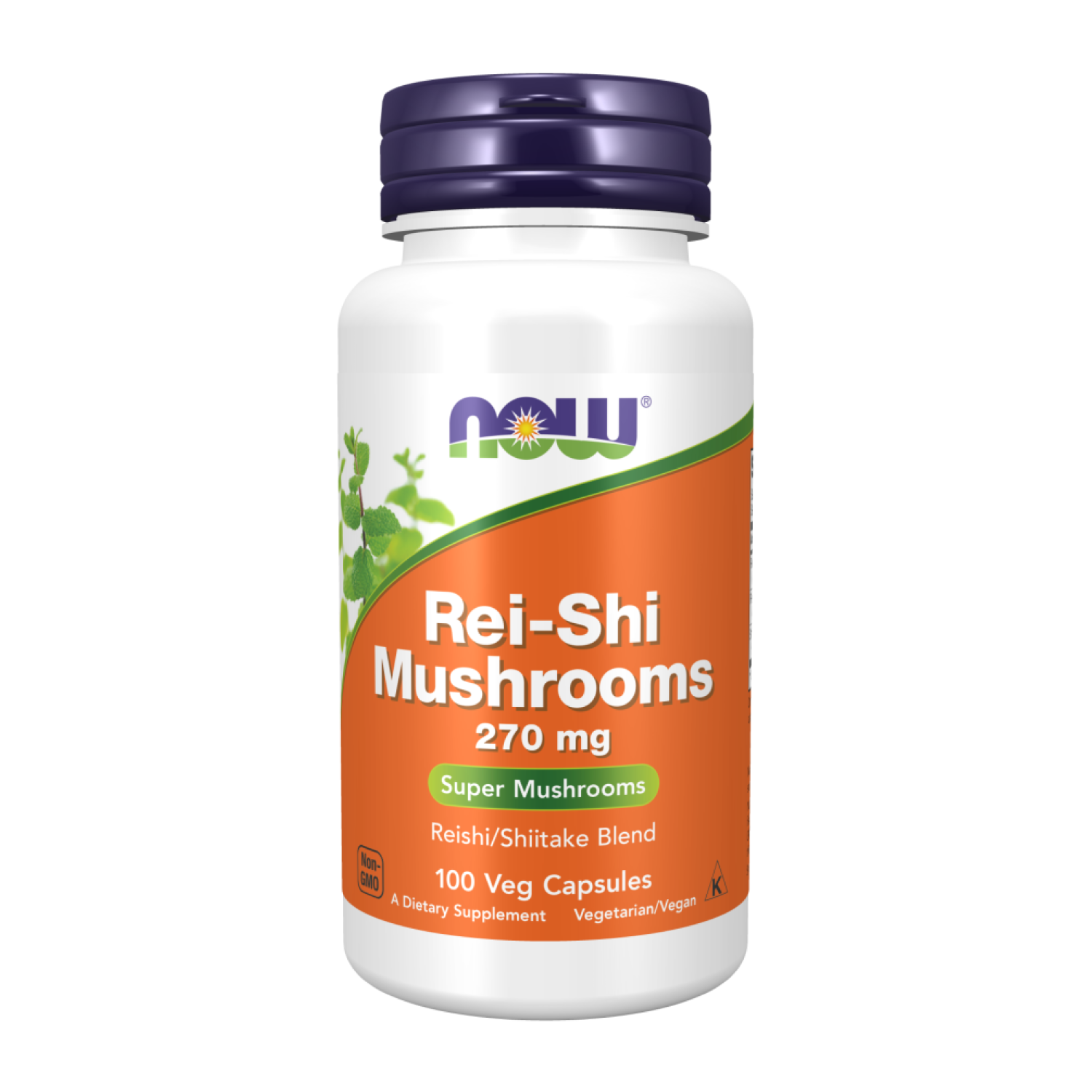 Диетическая дробавка Now Rei-Shi Mushrooms 270 мг 100 капсул