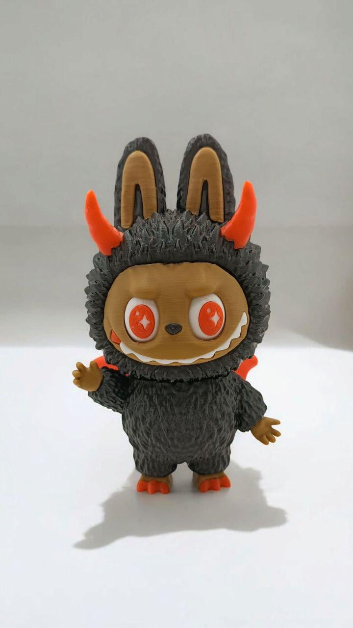 Детская игровая фигурка Лабубу Демон 3Д пластиковая (27471997) Детская игровая фигурка Лабубу Демон 3Д пластиковая (27471997)