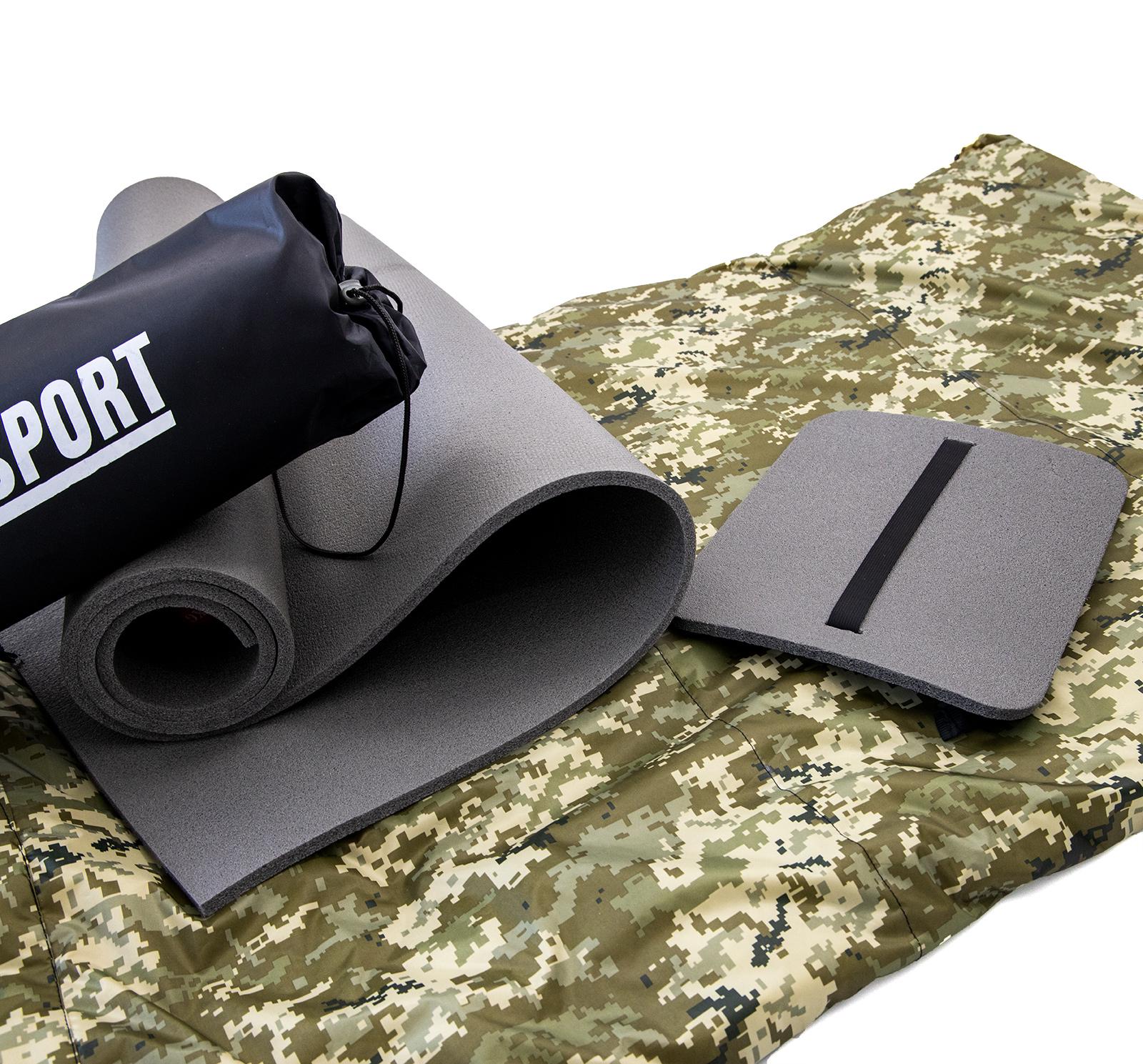 Спальний мішок OSPORT Осінь Medium Plus з килимком та сидінням Піксель (n-0029) - фото 2 Спальний мішок OSPORT Осінь Medium Plus з килимком та сидінням Піксель (n-0029) - фото 2