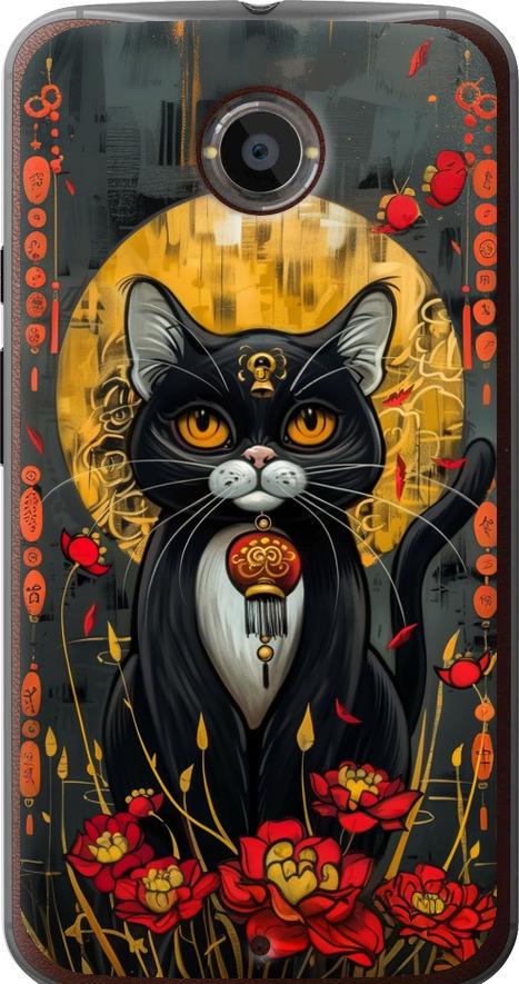 Чехол на Motorola Moto X2 China Cat (6134u-372-42517)