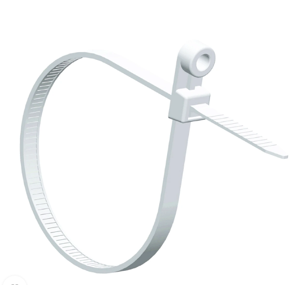 Хомут з кільцем Спектр Lux 5х200 багаторазовий замок (000014338) Хомут з кільцем Спектр Lux 5х200 багаторазовий замок (000014338)