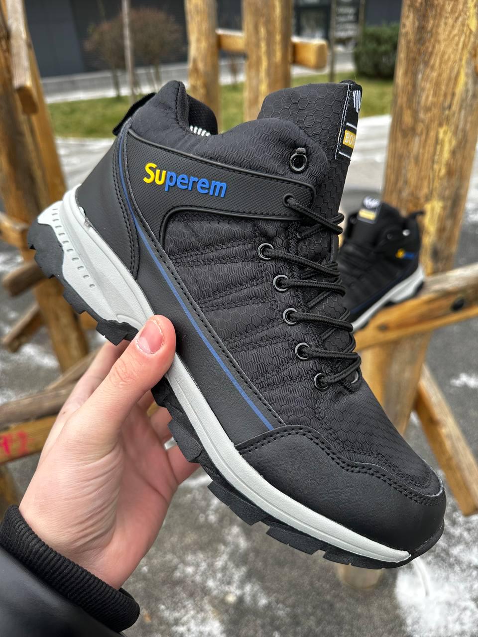 Ботинки мужские зимние на меху с мембраной Bonote р. 41 26 см Черный (30302640)