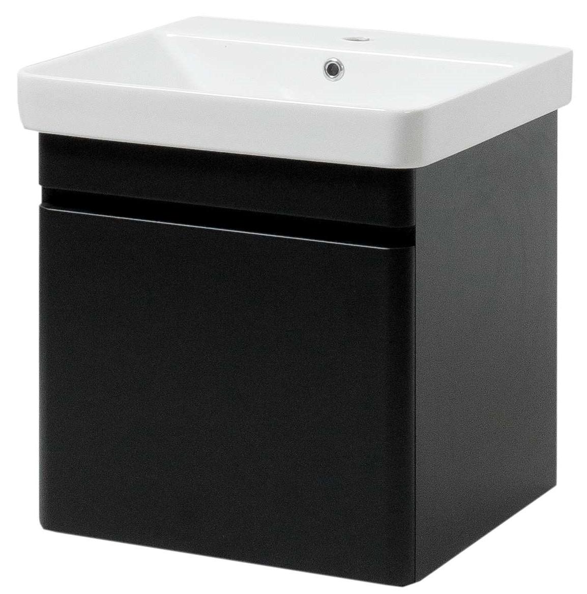 Тумба ЮВВИС Vivace ТП-1 Д 50 см с умывальником Vivace Черный матовый (14888680)