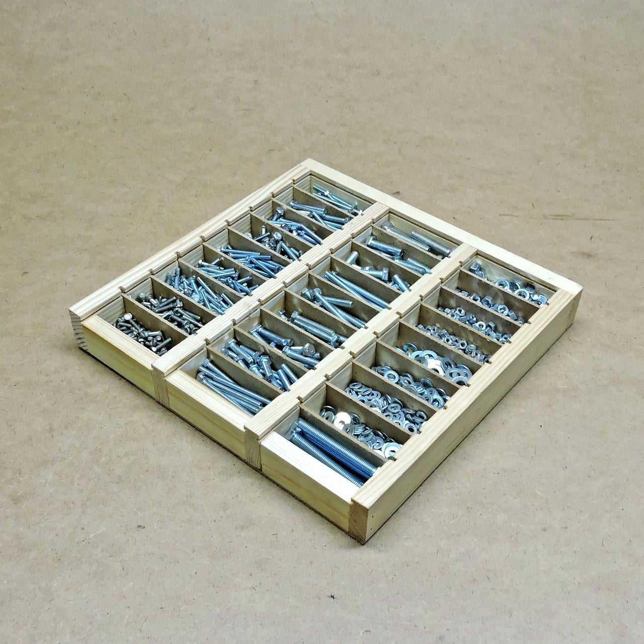 Набор болтов/гаек/шайб 3х М4-М8 1775 шт. (НБМ-000119)