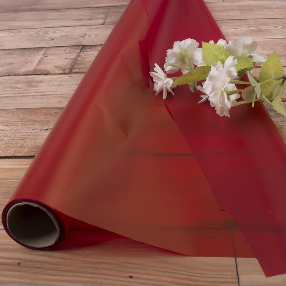 Матовая пленка 68 см 10 м Красный (735-49)