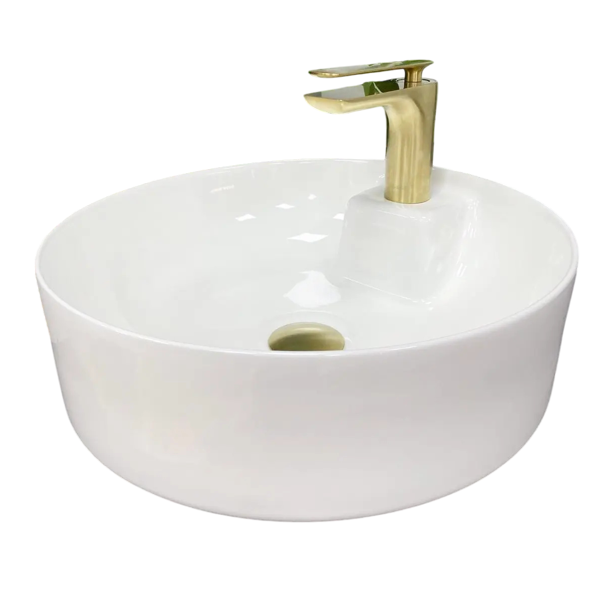 Раковина накладная VBI Rieti 405 круглая Белый глянцевый (RM-VBI-015500)