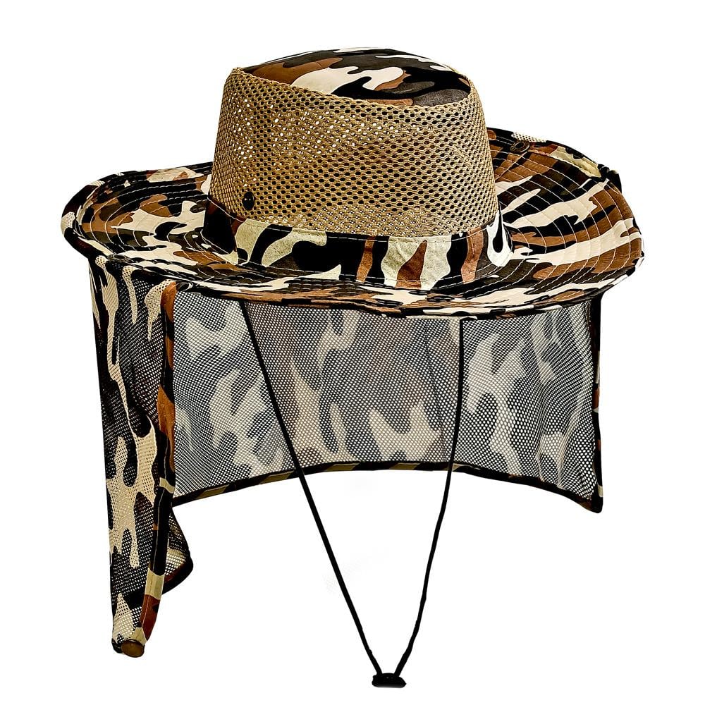 Шляпа камуфляжная HOME SF24290 с широкими полями для рыбалки/охоты 58-60 см