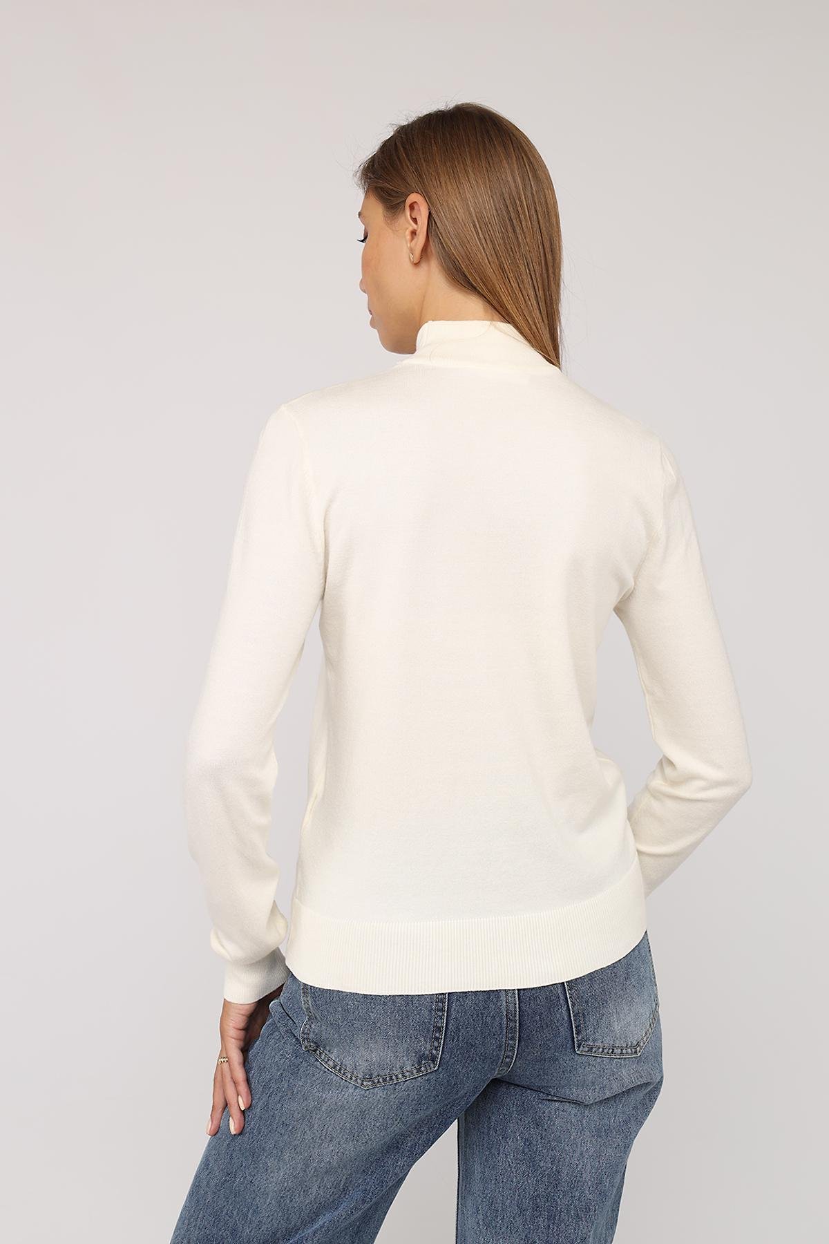 Гольф жіночий ЦБ-00273139 р. 52 Молочний (SKT001053485) - фото 5