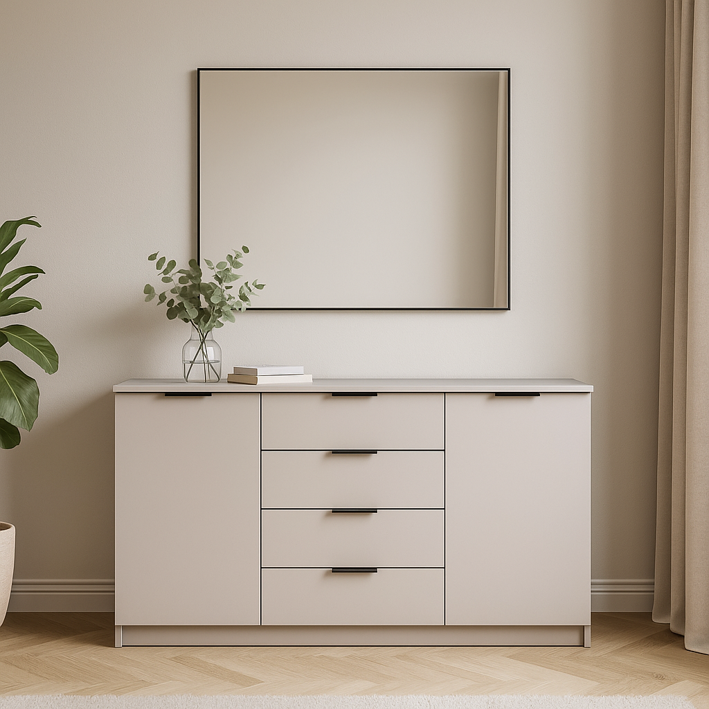 Комод К3 4Я2Д SENAM 860х1600х450 мм ДСП Кашемир