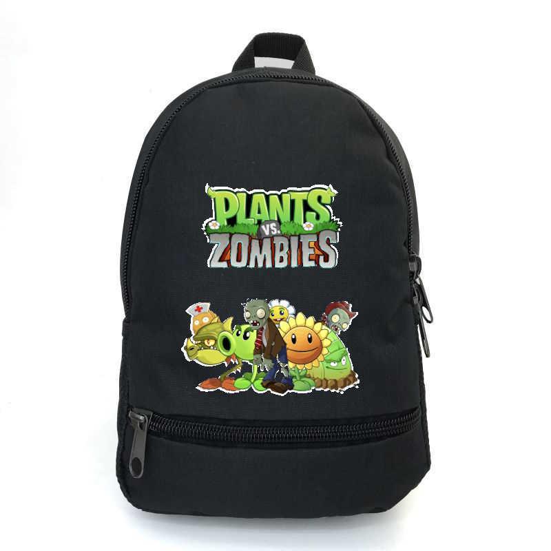 Школьный рюкзак детский Cappuccino Toys с принтом Plants vs Zombies 003 35х28х13 13 л Черный (2472991122)
