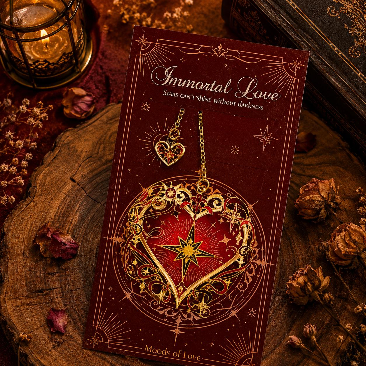 Закладка для книг металева Mystic Hearts Безсмертне кохання Червоний (37243263) Закладка для книг металева Mystic Hearts Безсмертне кохання Червоний (37243263)