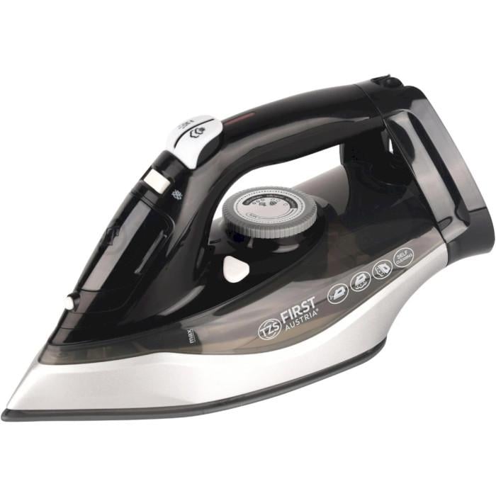 Утюг First FA-5627-2-BA 2720 Вт подача пара 30 г/мин керамическая подошва 300 мл Black (623917) Утюг First FA-5627-2-BA 2720 Вт подача пара 30 г/мин керамическая подошва 300 мл Black (623917)
