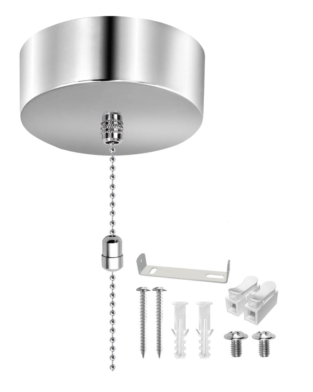 Выключатель для ванной комнаты TobeBright с цепочкой и потолочным креплением