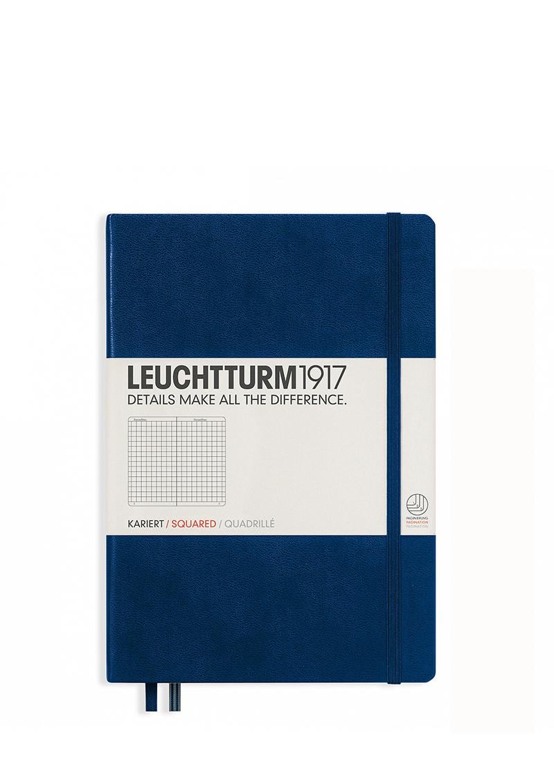 Блокнот Leuchtturm1917 342923 средняя клетка Темно-синий (10800)