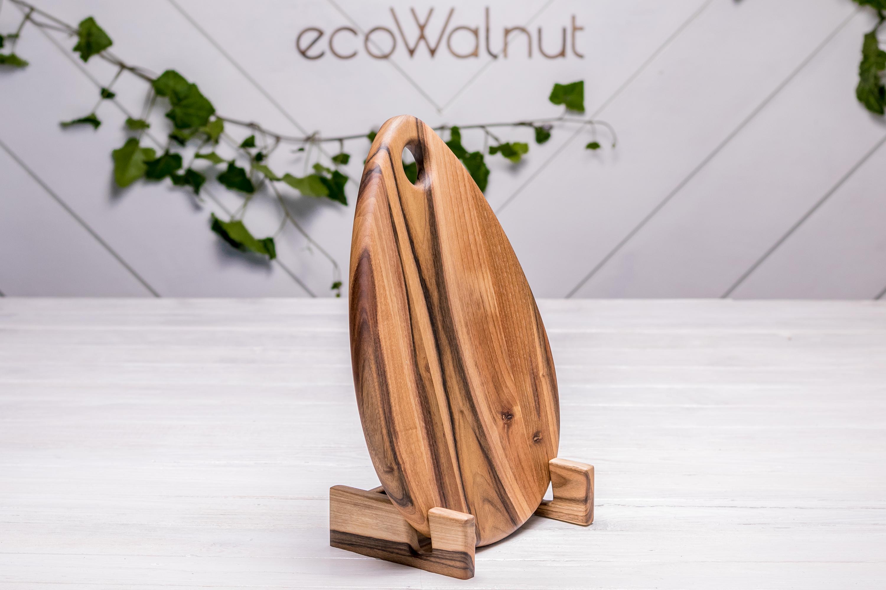 Доска кухонная EcoWalnut Медиатор ореховая L (EK-11.2) - фото 2