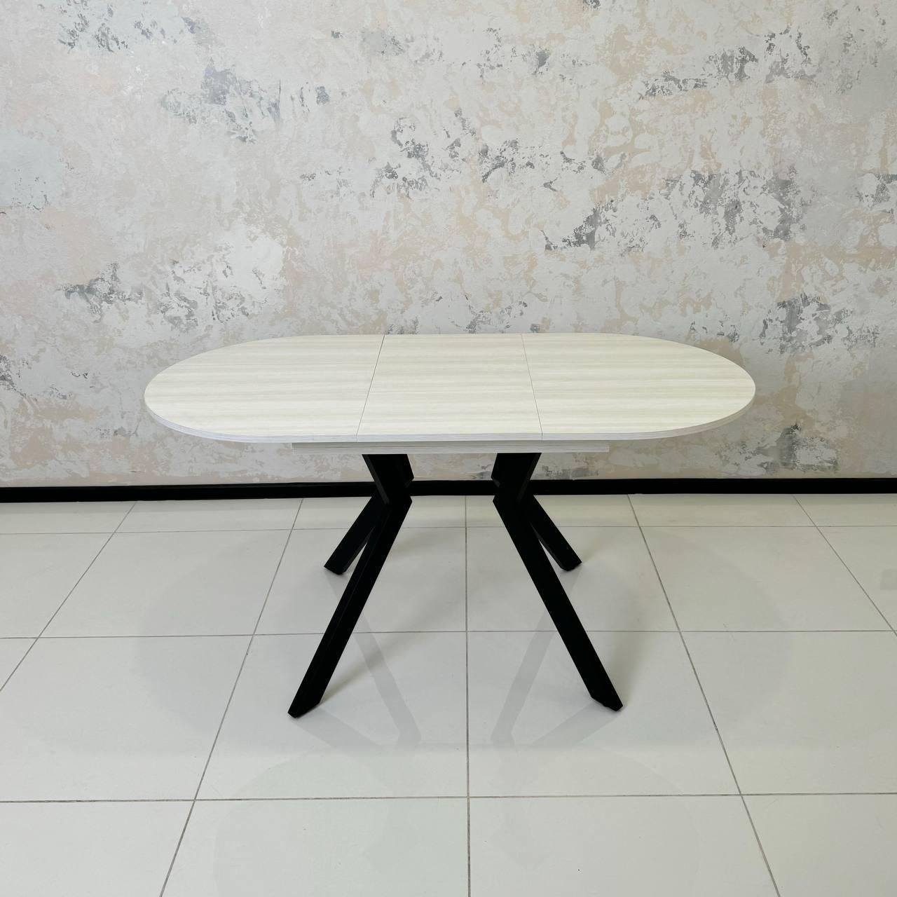 Стіл кухонний розсувний Ronni 1100 УТП027906 Loft Ясен серфсайд/Чорний мат - фото 4