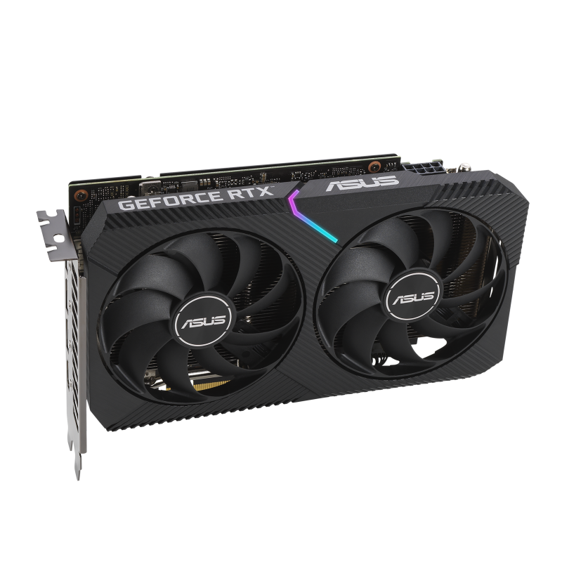 Видеокарта Asus RTX 3060 12 Гб GDDR6 15000 МГц (DUAL-RTX3060-O12G-V2) - фото 2