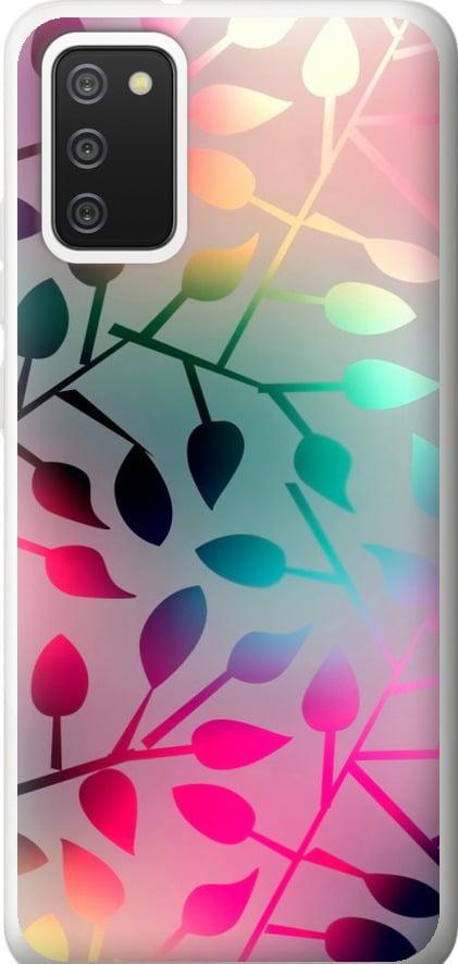 Чехол на Samsung Galaxy A02s A025F Листья (2235u-2203-42517)